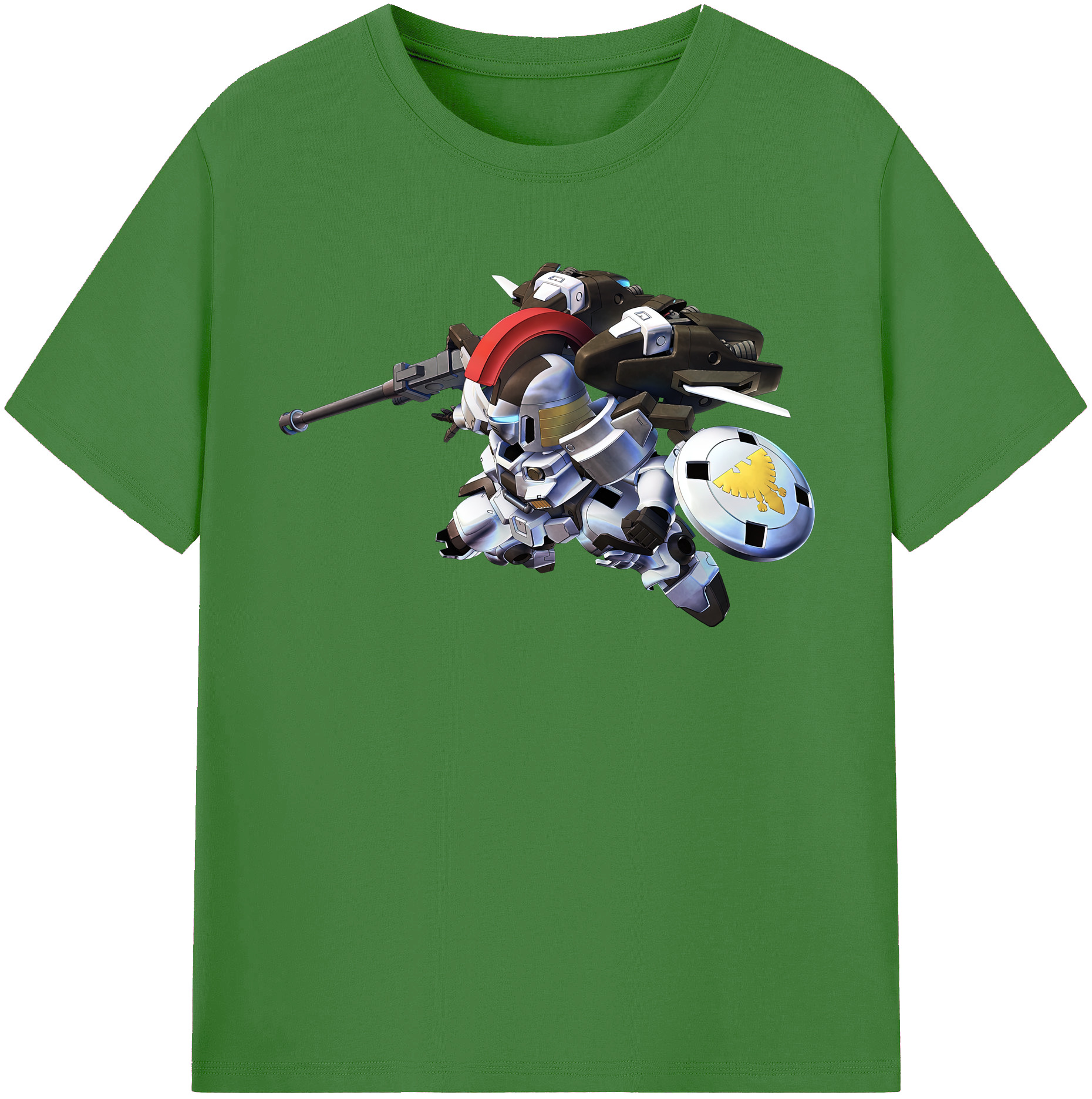 （画像用） 機動戦士ガンダム Mobile Suit Gundam レディースカジュアルプリントTシャツ（綿100％）